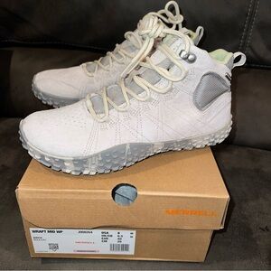 Merrell women’s 9 wrapt mid waterproof hiking boot birch